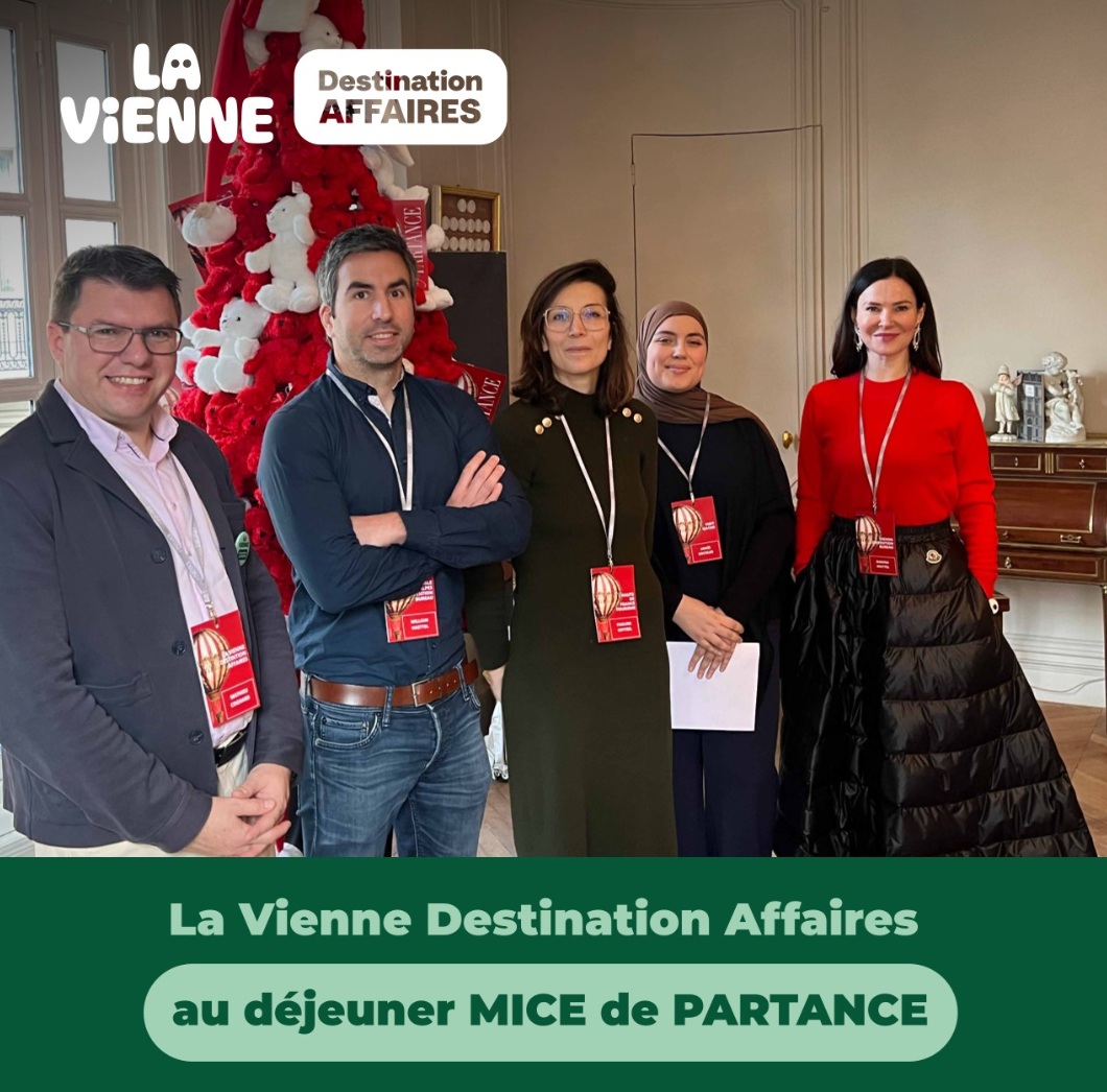 Un déjeuner de rencontre stratégique avec des associations - Actualité tourisme d'affaires en Vienne - LVDA