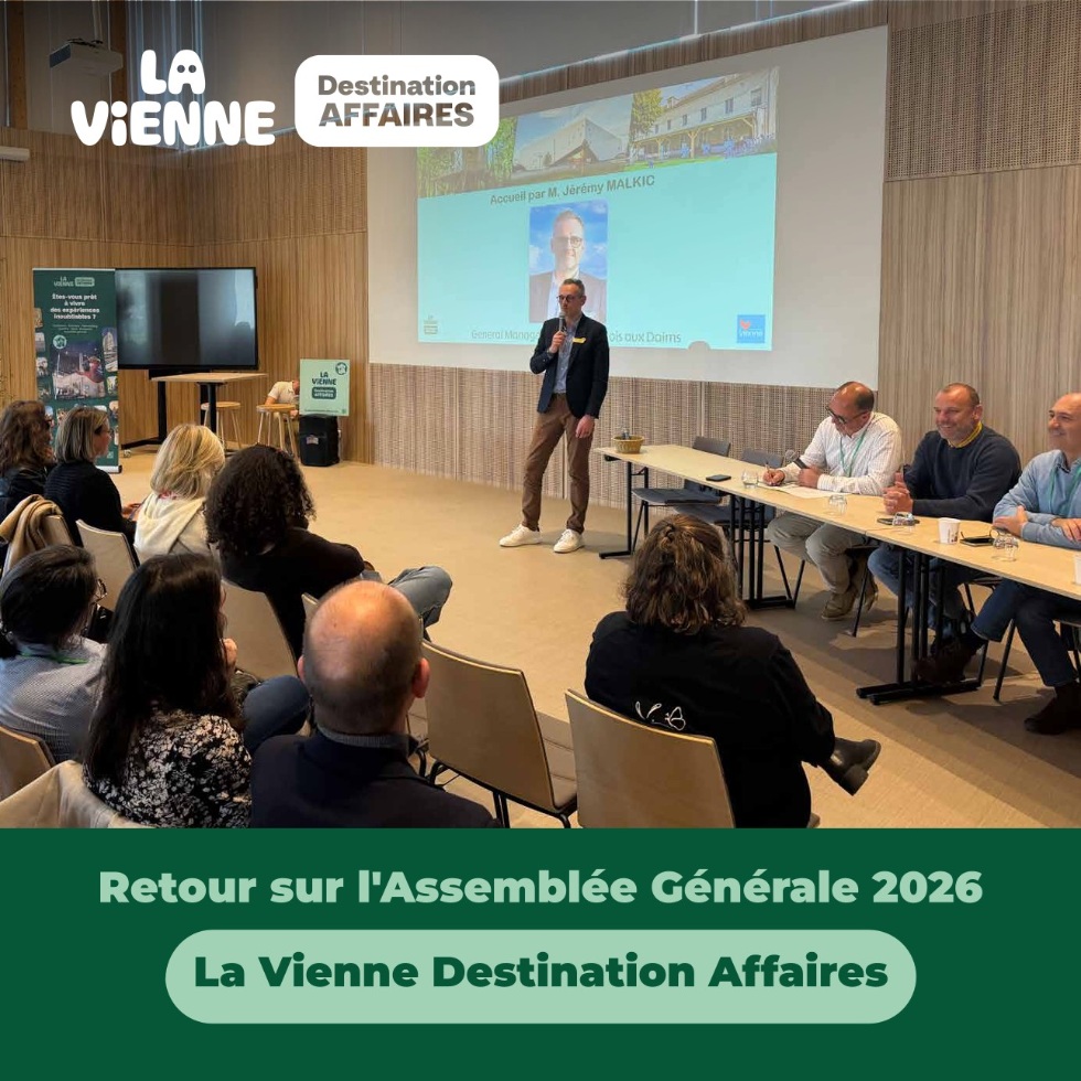 Assemblée Générale de La Vienne Destination Affaires au Center Parcs Le Bois aux Daims - Actualité tourisme d'affaires en Vienne - LVDA
