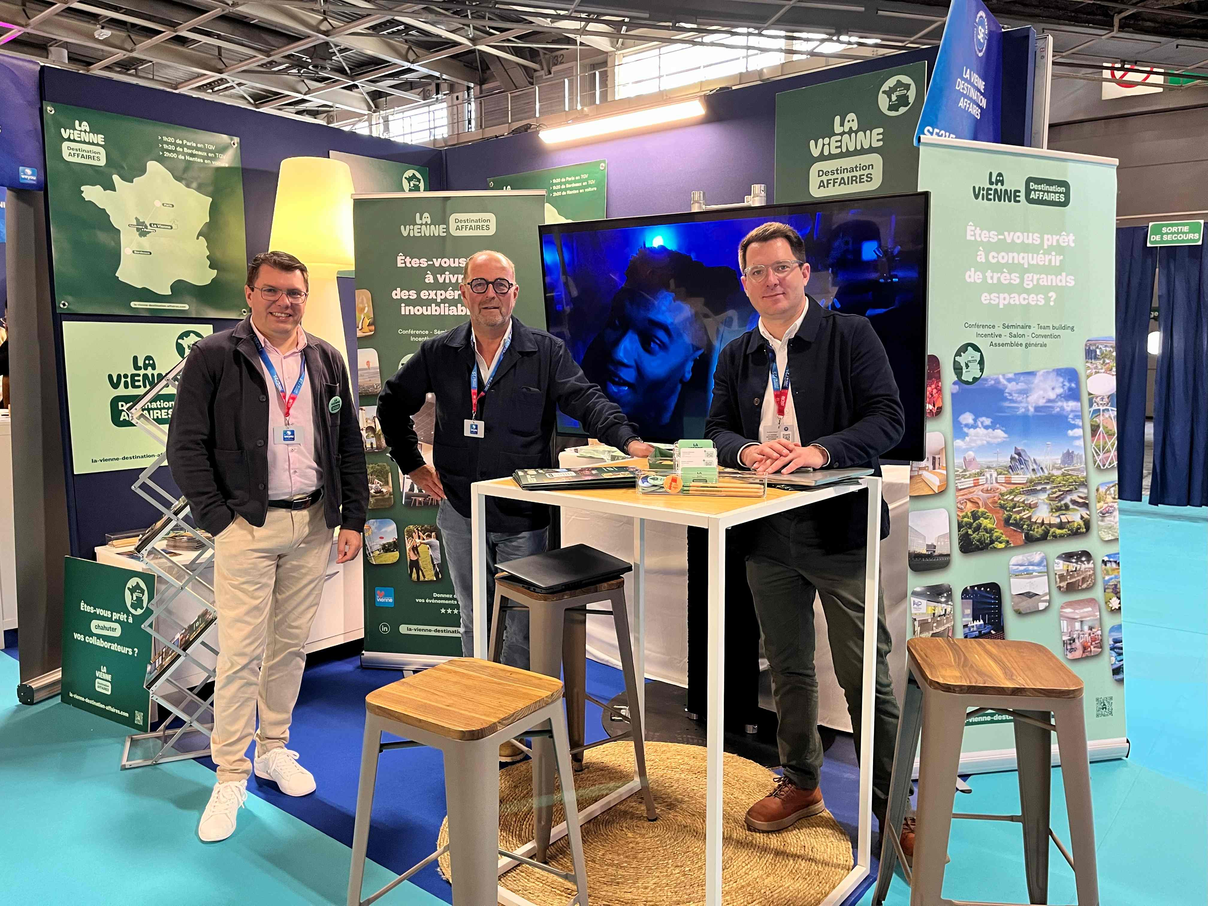 La Vienne Destination Affaires porte haut les couleurs de la Vienne à Paris pour Séminaire Expo ! - Actualité tourisme d'affaires en Vienne - LVDA